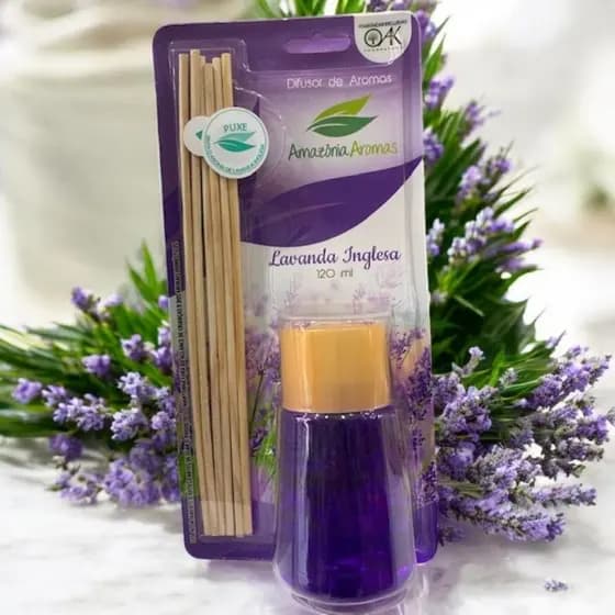 Difusor de Aromas Blister  com Varetas Amazônia Aromas 120ML