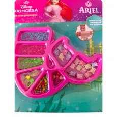 Kit Miçangas Princesas Disney Diversas Infantil Sereia Ariel Rosa Menina Estilosa  Brinquedo- Etitoys