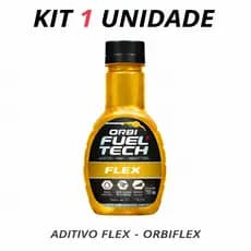Aditivo Combustível Flex 200ml Limpa Bicos Injetores - ORBI-FLEX Gasolina e Etanol