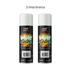 2 unidade Tinta Spray branca Orbi - Acabamento Premium, Secagem Rápida, Alta Cobertura