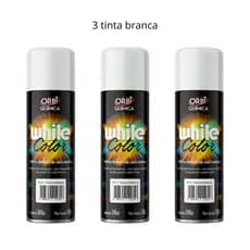 3 unidade Tinta branca Fosco Orbi - Acabamento Premium, Secagem Rápida, Alta Cobertura