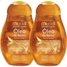 Kit 2 Sabonete Oleo de Banho Muriel Gourmand Gold Hidratante Glicerinado
