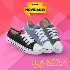 Tênis Feminino Adulto Cano Baixo Star Promoção Confortável Lua Nova  Dia a Dia