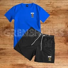 Conjunto Kit Camiseta E Bermuda Tectel Estampa Urso bo Camisa Masculina Top