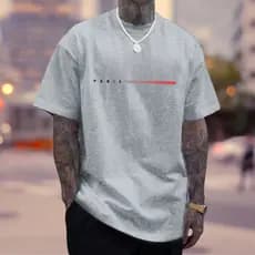 Camisa Básica Slim Masculina T-Shirt 100% Algodão Lançamento