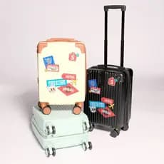 Mala de Viagem Personalizada Shopee | Mala de Bordo | Padrão ANAC | Cadeado Numérico | Entrada Usb |