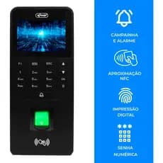Ponto Digital Controle De Acesso Com Função Alarme Campainha