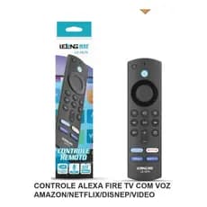 Controle Remoto Para Fire Stick Lite 4k Com Comando De Voz