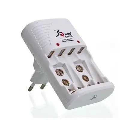Carregador Para Pilhas Aa Aaa 9v Knup Kp-512