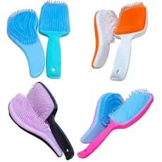 Kit Escova Cabelo Raquete + Escova Mágica Desembaraçadora - MajuFormas