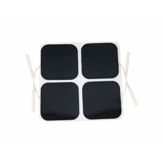 10 pcs Eletrodo Adesivo 5x5 TENS/FES Fisioterapia Tensão reutilizavel Recuperação Muscular