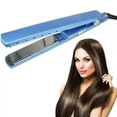 Prancha Chapinha Nano Bivolt Placa Titânio Profissional Tira Frizz Tecnologia Iônica Cabo Giratório Aquece 450° F
