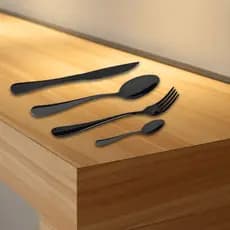 Kit Faqueiro 24 Talheres de Mesa Elite Black Gourmet Mix