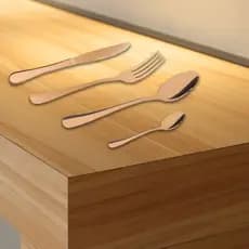 Kit Faqueiro 16 Talheres de Mesa Elite Cobre Gourmet Mix