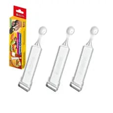 Kit C/3 Descascador Boleador de Frutas e Legumes Batata  Cenoura Keita / MP