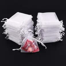 Saquinhos de Organza Dourado 9 x12 cm Lembrancinhas Casamento Presente