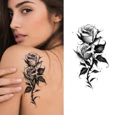 Tatuagem Temporária Falsa A Prova D'Água Adevisa Colorida Removível