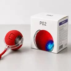 Bola Interativa Elétrica Para Gatos Sensor Movimento Automática Rolante Pet