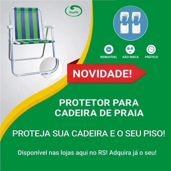Kit p/10 cadeiras - Protetor para cadeira de praia