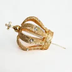 Coroa Para Imagem De Nossa Senhora Aparecida De 30cm a 35cm