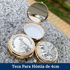 Teca porta Hóstia de 4 cm.