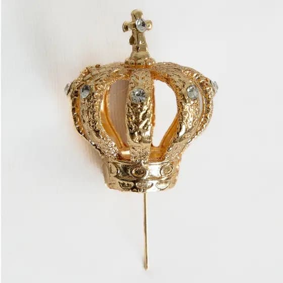 Coroa Para Imagem De Nossa Senhora Aparecida De 12cm a 15cm e de 20cm a 25cm