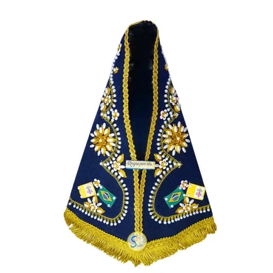 MANTO NOSSA SENHORA APARECIDA 30CM - MODELO PREMIUM