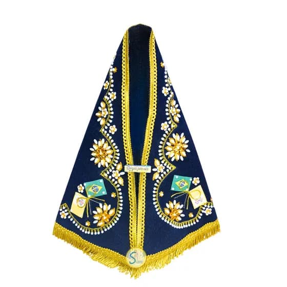 MANTO NOSSA SENHORA APARECIDA 35CM - MODELO PREMIUM