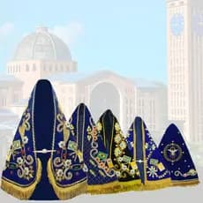 Manto de Nossa Senhora Aparecida 35 /38/ 40cm - diversos modelos