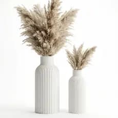 Kit Vasos Decorativos Design Escandinavo Decoração Sala Aparador Mesa Luxo