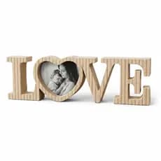 Porta Retrato Love Personalizado Decoração Moderna Presente Dia Das Mães Namorados