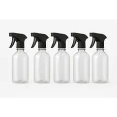 Kit 05 Borrifadores para Limpeza, Aromatizante e Cosmético - Frascos PET 500ml com Válvula Gatilho Spray R28