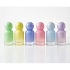 Kit com 3 Frascos de Perfume 30 ml – Linha Candy Baby - Tampa em Bolinha - Ideal para Lembrancinhas
