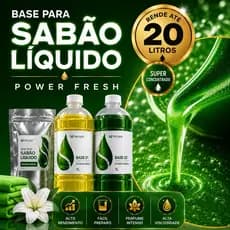 Sabão Líquido Concentrado PREMIUM Faz até 20L- Fácil de Fazer Verde