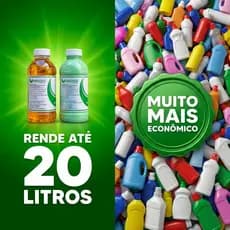 Sabão Líquido Concentrado Power Frash Faz até 20L- Fácil de Fazer Verde