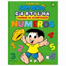 Livro de Atividade Infantil Turma da Monica - Cartilha Chico Bento – Números - Escolar Criança