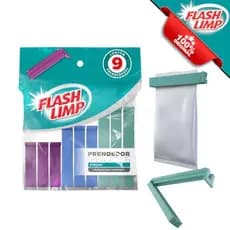 KIT Prendedor Para Embalagens Multicor 9 Pcs - Flash Limp