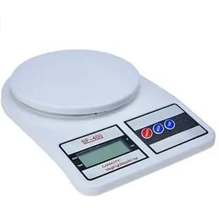 Balança Digital de Cozinha Confeitaria SF-400 Até 10 kg Escala 1 grama Artigo de Cozinha