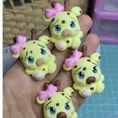 aplique de biscuit mini aplique para laços  para laço aplique de bichinhos para lacos