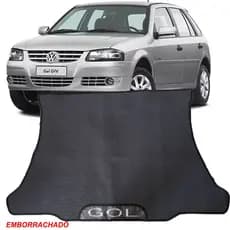 TAPETE EMBORRACHADO PARA PORTA MALA MALAS ESPECIFICO DO CARRO GOL G3 G4 2000 A 2008