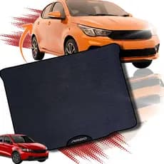 Tapete Argo 2017 a 2024 Emborrachado Porta Malas Encaixe Perfeito Contra Sujeira e Umidade
