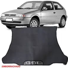 TAPETE EMBORRACHADO PARA PORTA MALA MALAS ESPECIFICO DO CARRO VOLKSWAGEN GOL 95 A 99 G2