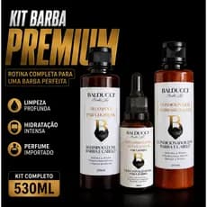 Kit Barba Completo Shampoo + Condicionador + Óleo – Hidratação Profissional Masculina