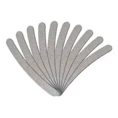 Kit 05 Lixas Banana Unhas Gel Fibra Porcelana Gramatura 100/180