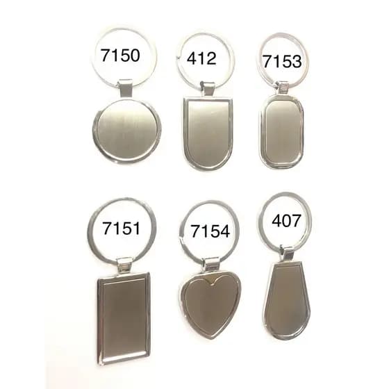 Kit 30 Chaveiro Metal Para Personalizar/Brinde