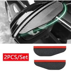 Tampa da chuva do espelho retrovisor do carro Adesivo, Chuva Sobrancelha, Chuva Escudo, Neve Escudo, Lâminas Impermeáveis, Guarda, Sun Visor, Auto Rear View Shade Protector, 2pcs