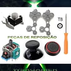 PEÇAS DE REPOSIÇÃO XBOX ONE ESCOLHA JÁ O SEU! ANALÓGICOS DIRECIONAL CONDUTIVA ETC