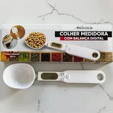 Colher Digital Lcd Dosador Medidor Balança Precisão Cozinha