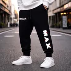 Calça Moletom Masculino Treino Academia Corrida Frio Streetwear Algodão Casual Premium Max