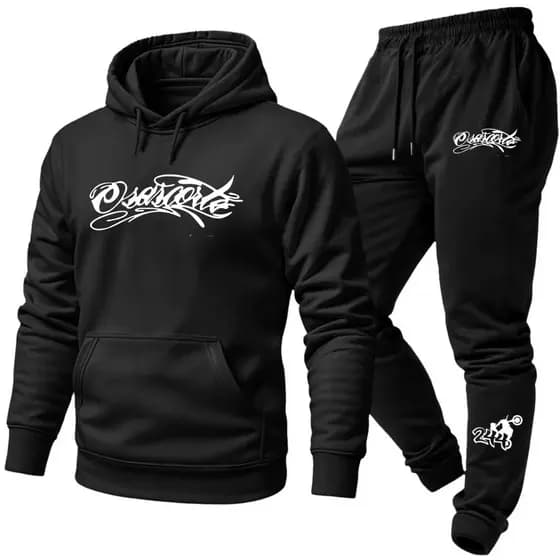Conjunto Blusa De Frio Masculina Feminino Moletom Calça Casaco Masculino Estiloso Osascorte Inverno